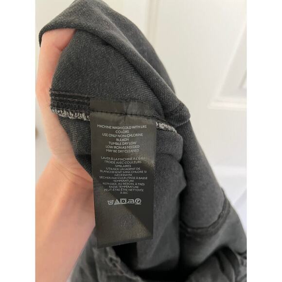 Free People High Roller Black Barrel Leg Carpenter Oversized Overalls - Picture 10 of 10